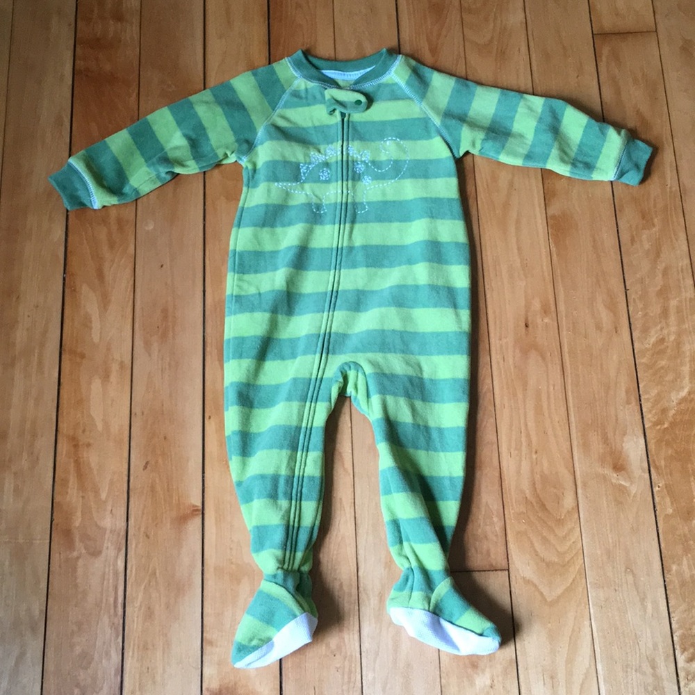 Carters boys fleece footies